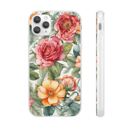 Flower Form Art Flexi Case - Colorwink