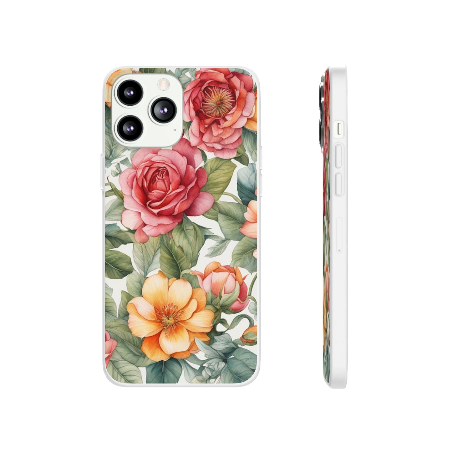 Flower Form Art Flexi Case - Colorwink