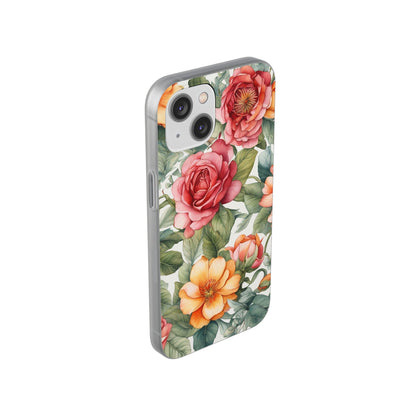 Flower Form Art Flexi Case - Colorwink