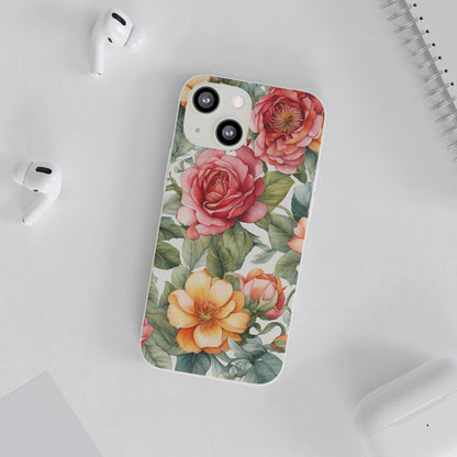 Flower Form Art Flexi Case - Colorwink