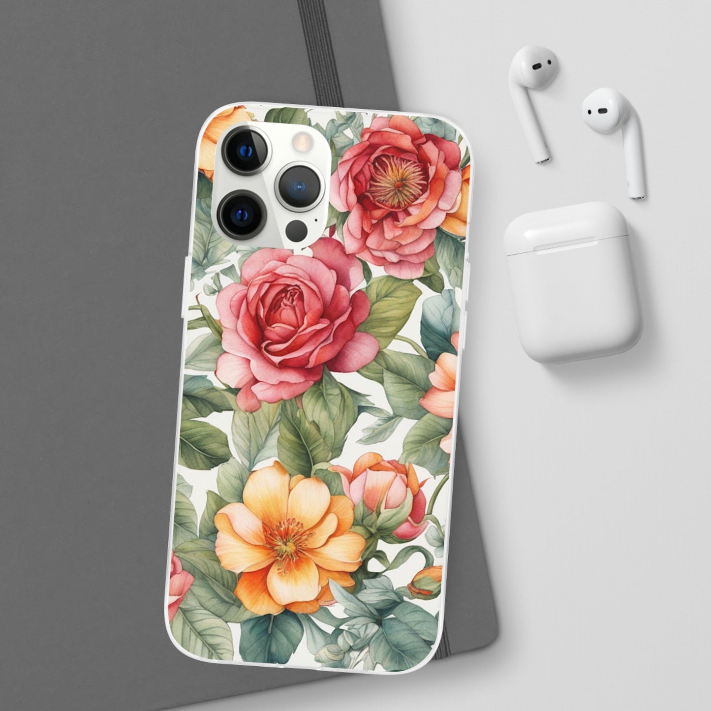 Flower Form Art Flexi Case - Colorwink