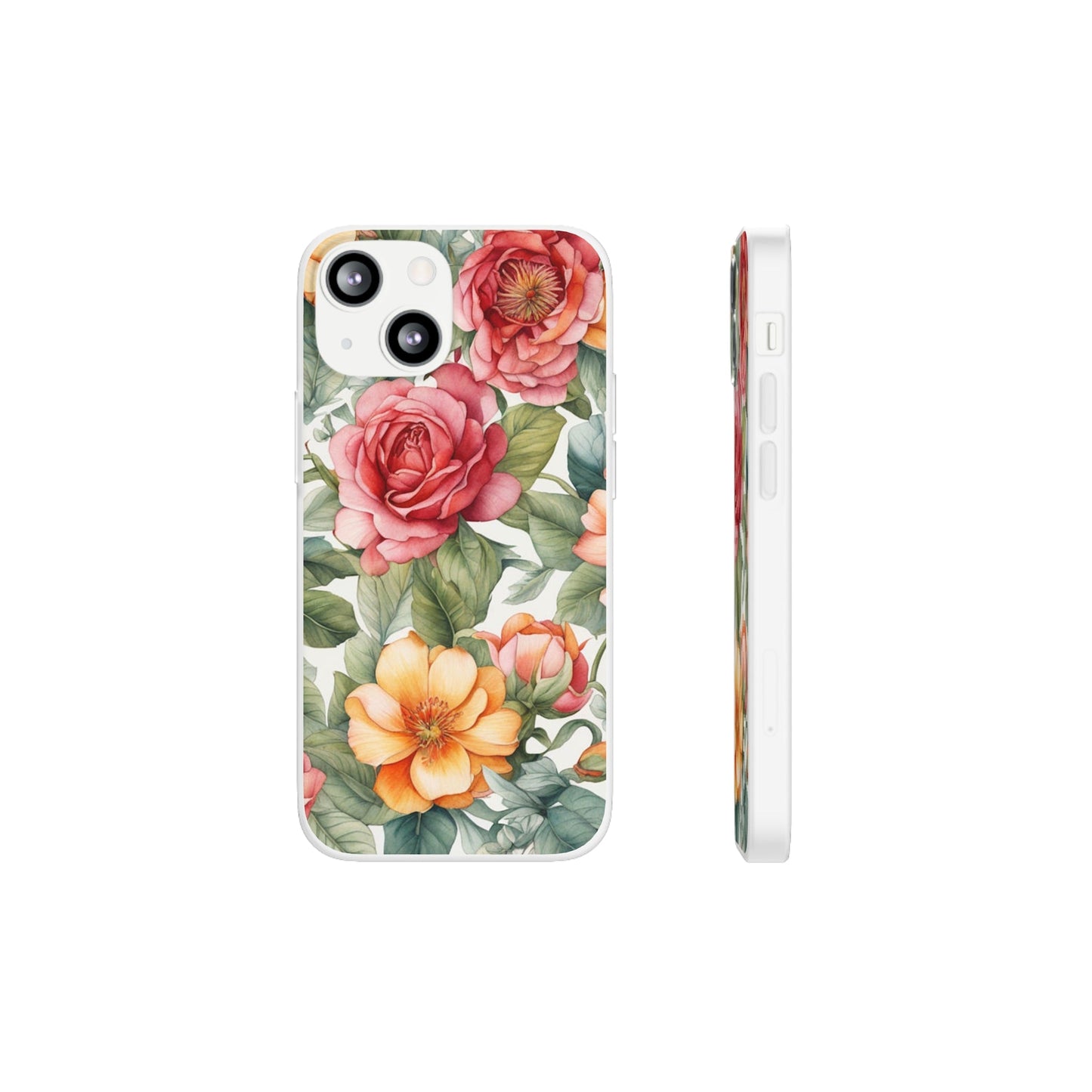 Flower Form Art Flexi Case - Colorwink