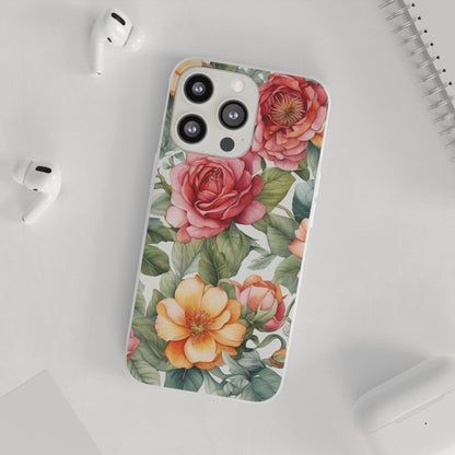 Flower Form Art Flexi Case - Colorwink