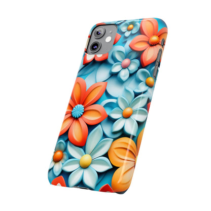 Flower Mural Slim Phone Case - Colorwink