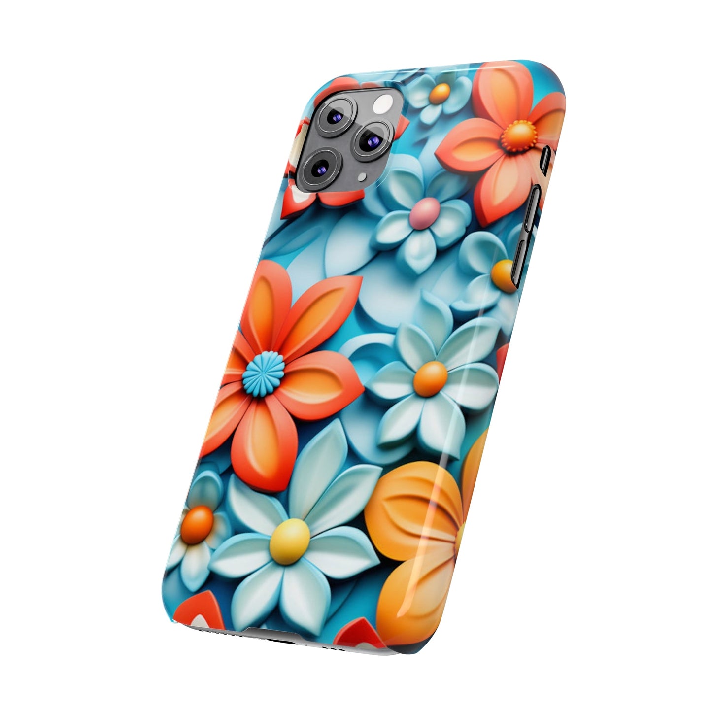 Flower Mural Slim Phone Case - Colorwink