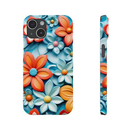 Flower Mural Slim Phone Case - Colorwink