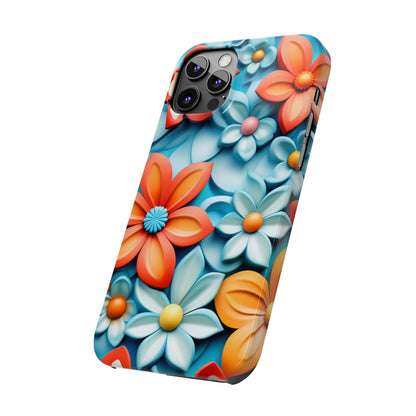 Flower Mural Slim Phone Case - Colorwink