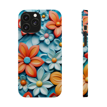 Flower Mural Slim Phone Case - Colorwink