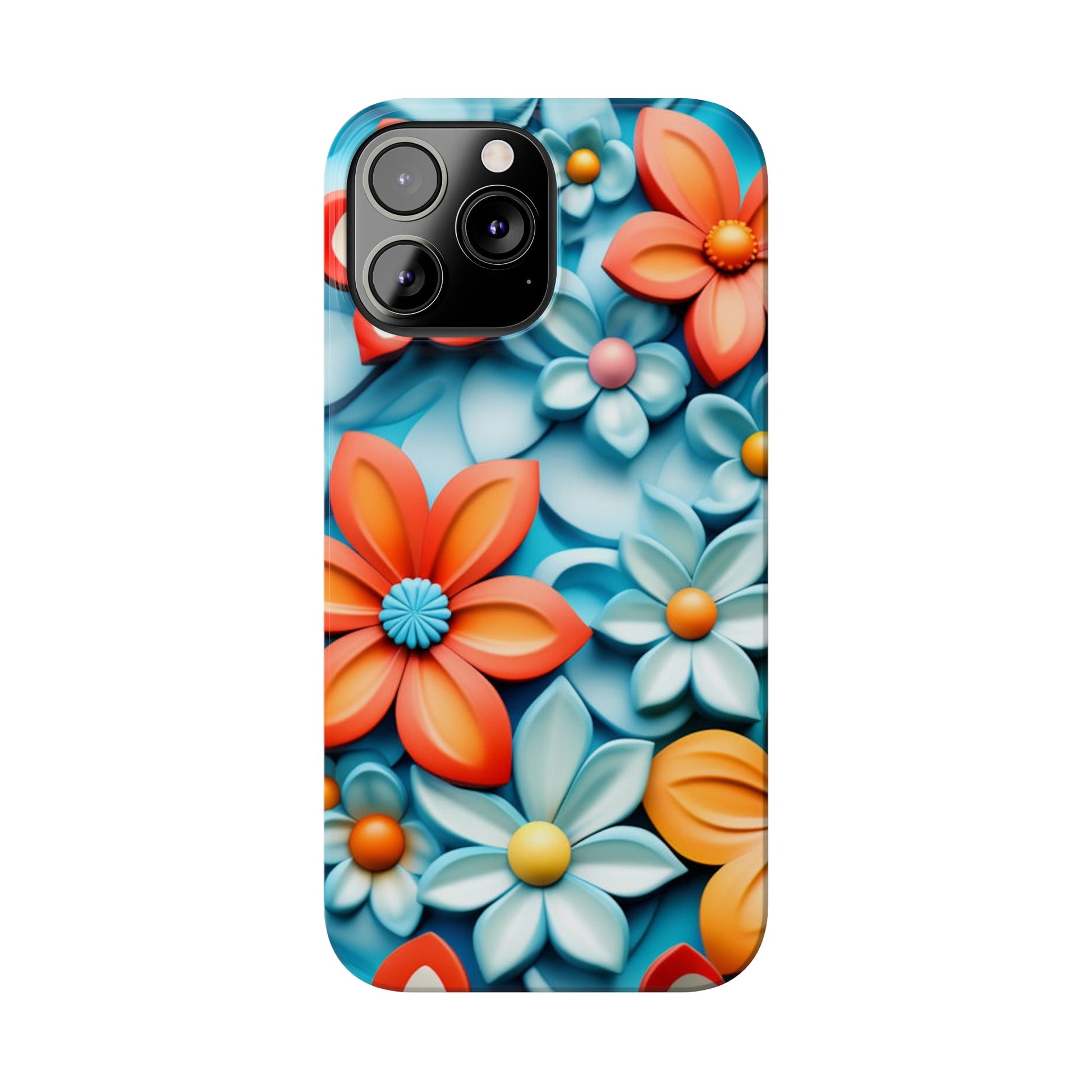 Flower Mural Slim Phone Case - Colorwink