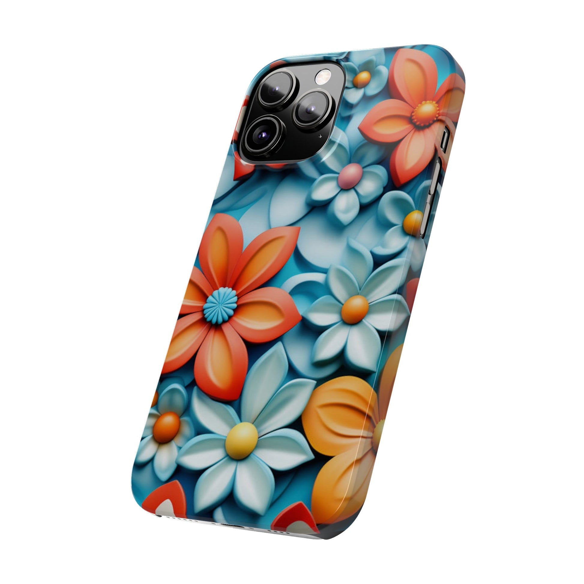 Flower Mural Slim Phone Case - Colorwink