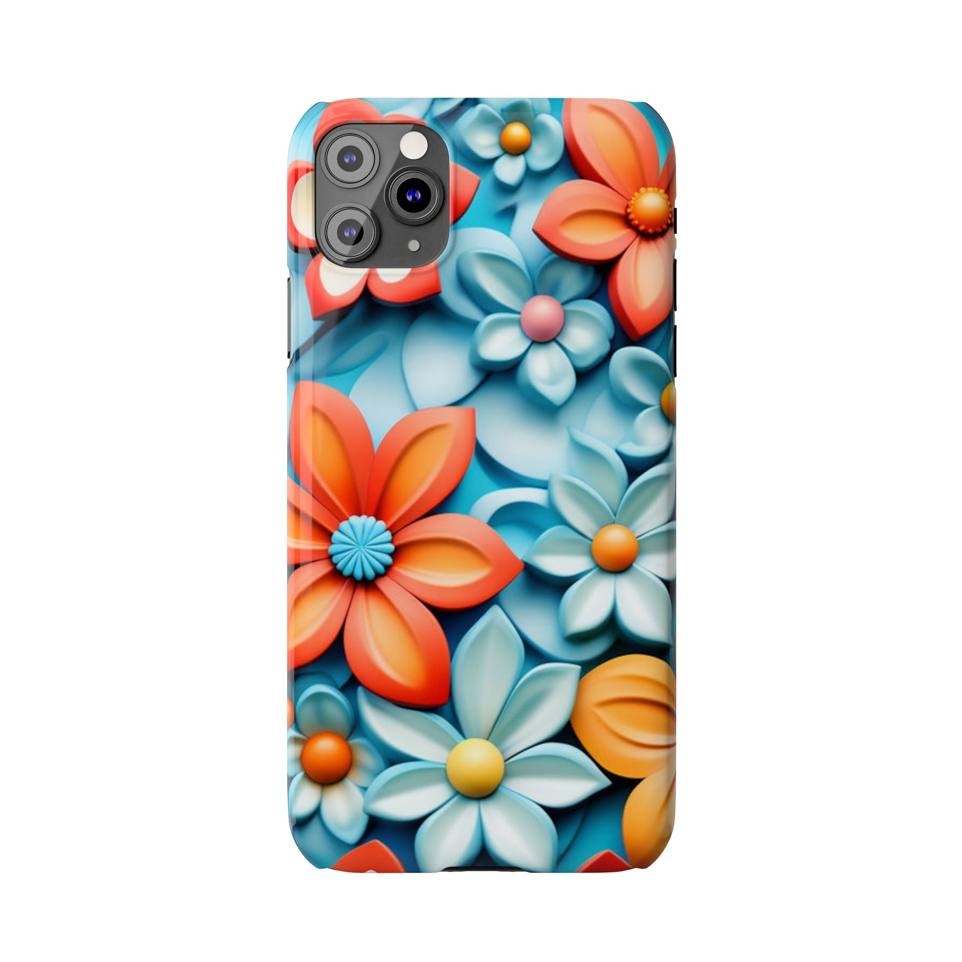 Flower Mural Slim Phone Case - Colorwink