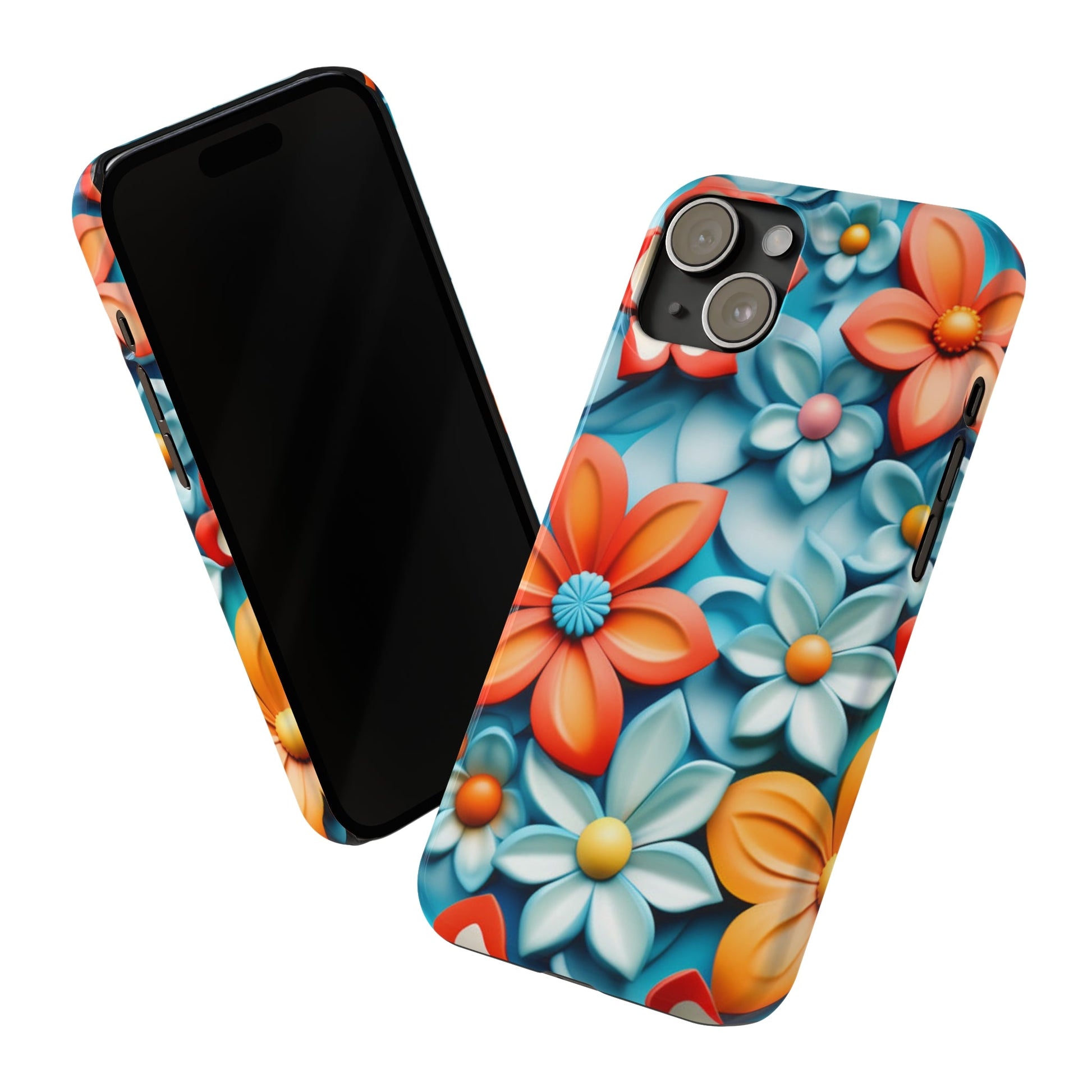 Flower Mural Slim Phone Case - Colorwink