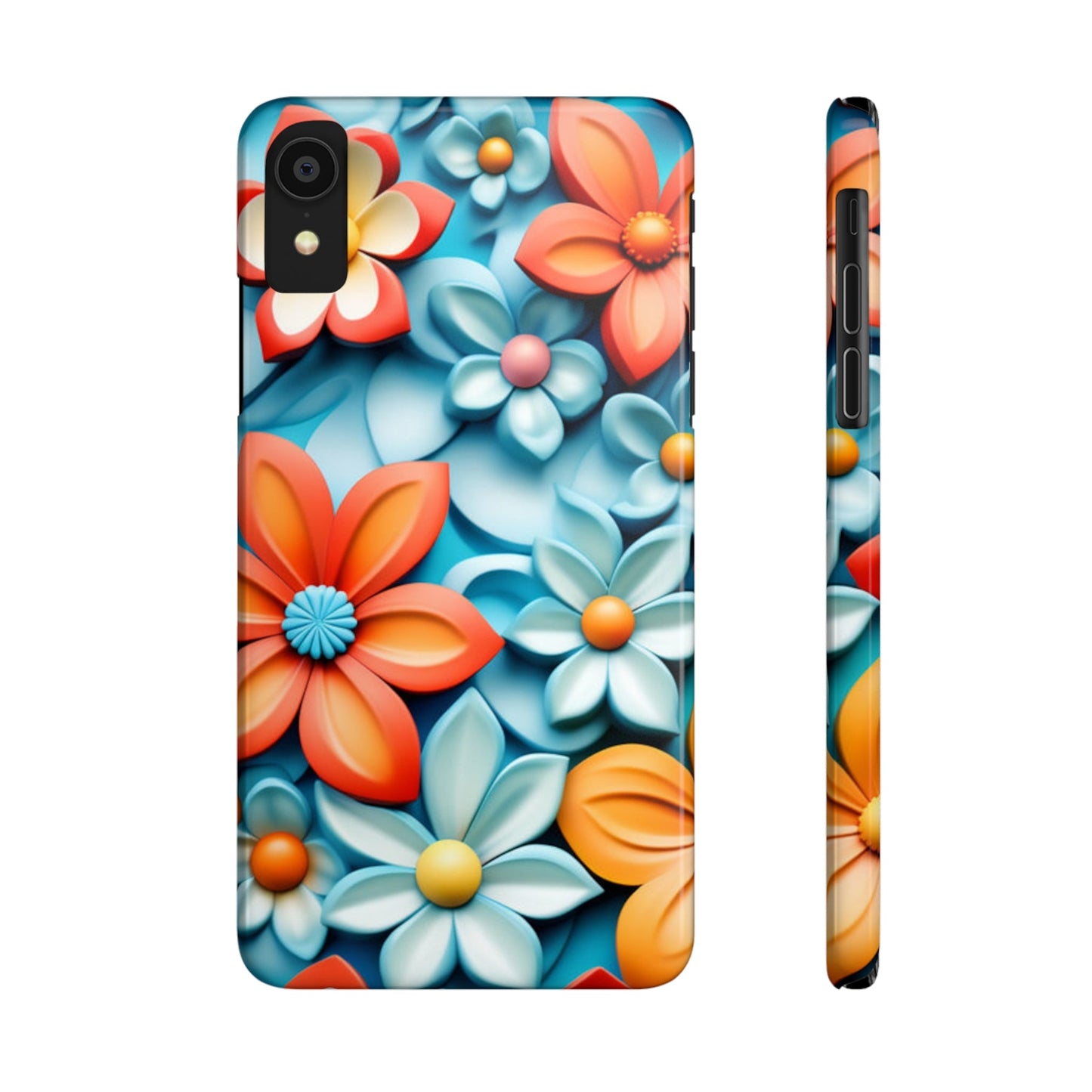 Flower Mural Slim Phone Case - Colorwink