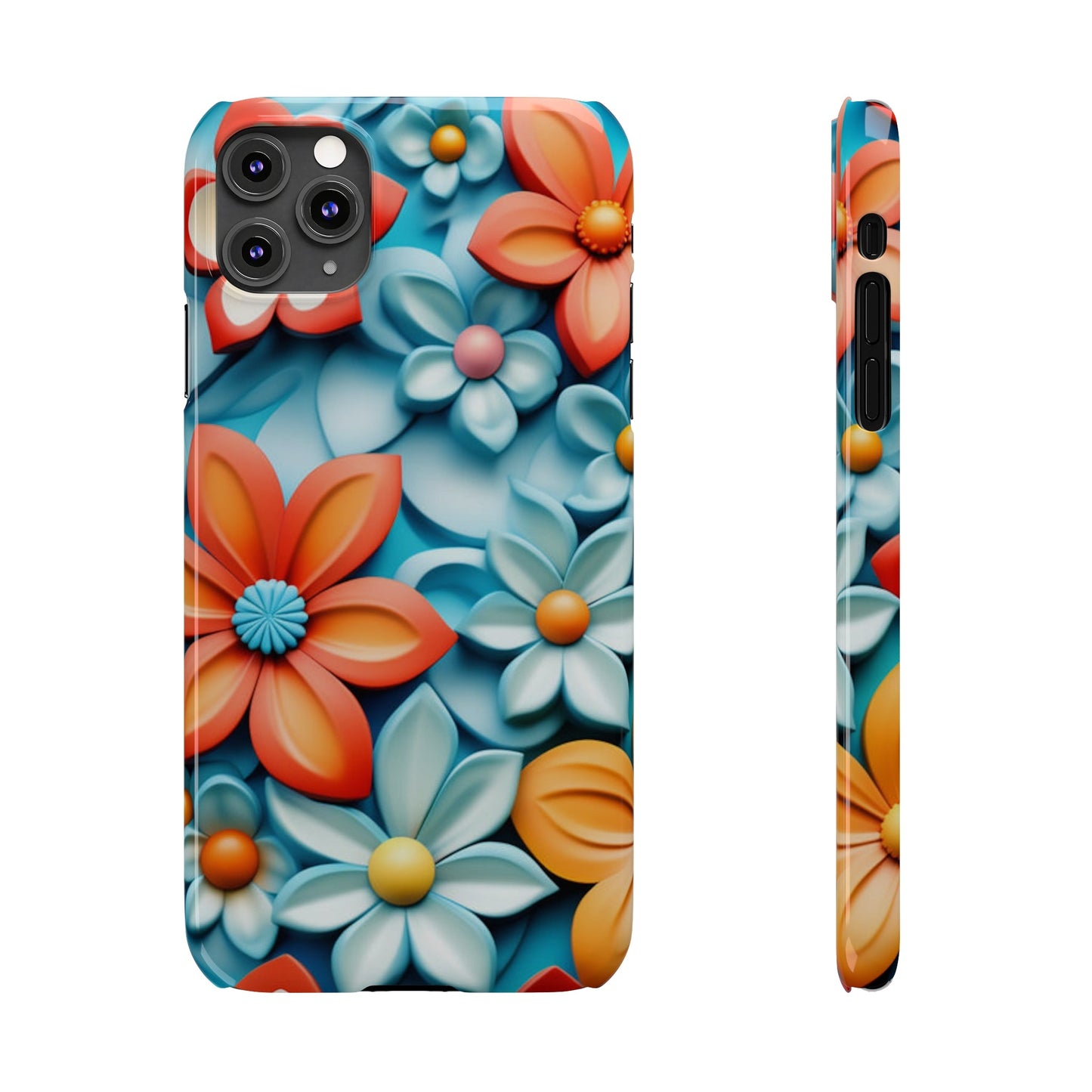 Flower Mural Slim Phone Case - Colorwink