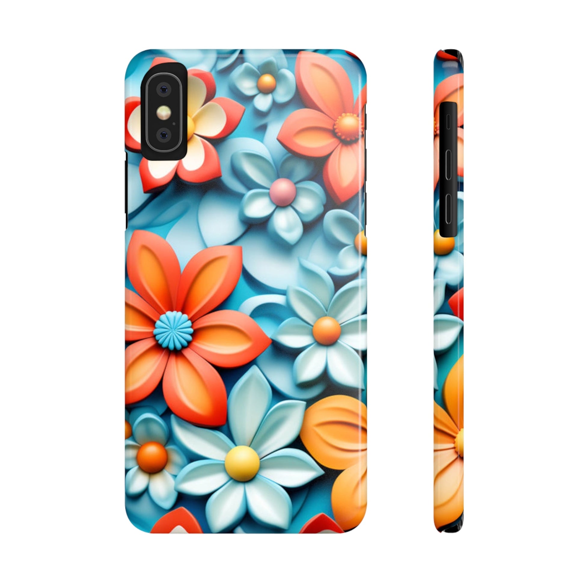 Flower Mural Slim Phone Case - Colorwink