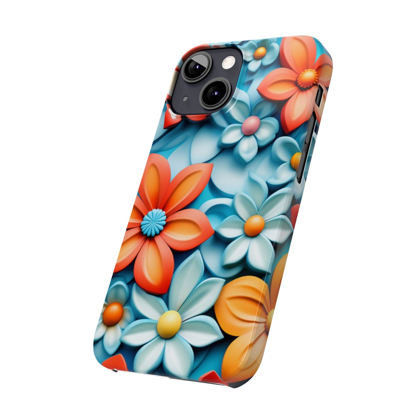 Flower Mural Slim Phone Case - Colorwink