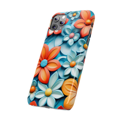 Flower Mural Slim Phone Case - Colorwink