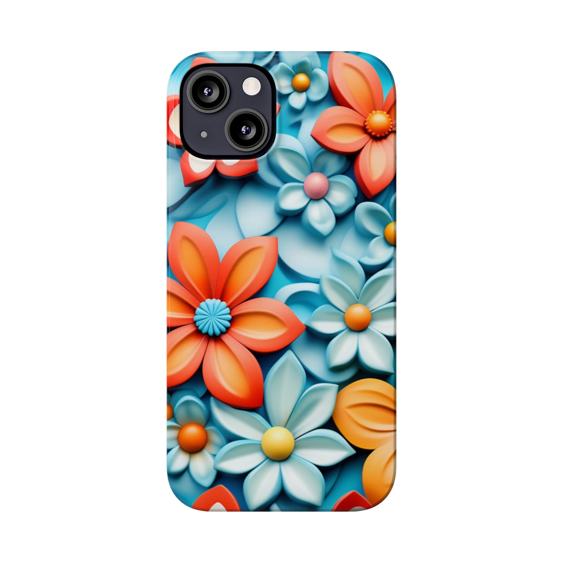 Flower Mural Slim Phone Case - Colorwink