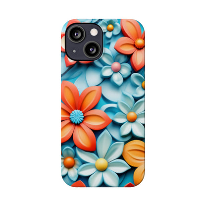 Flower Mural Slim Phone Case - Colorwink