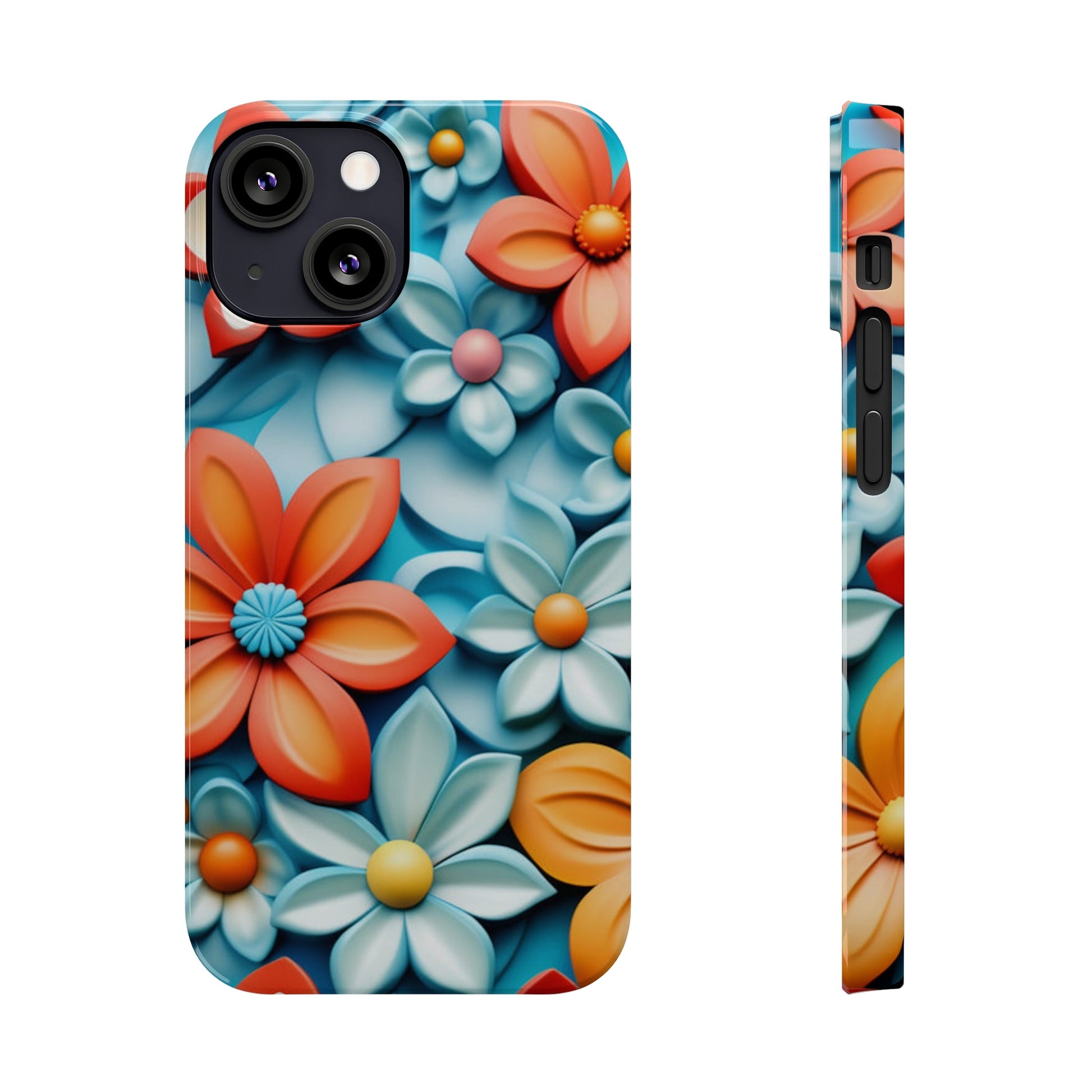 Flower Mural Slim Phone Case - Colorwink