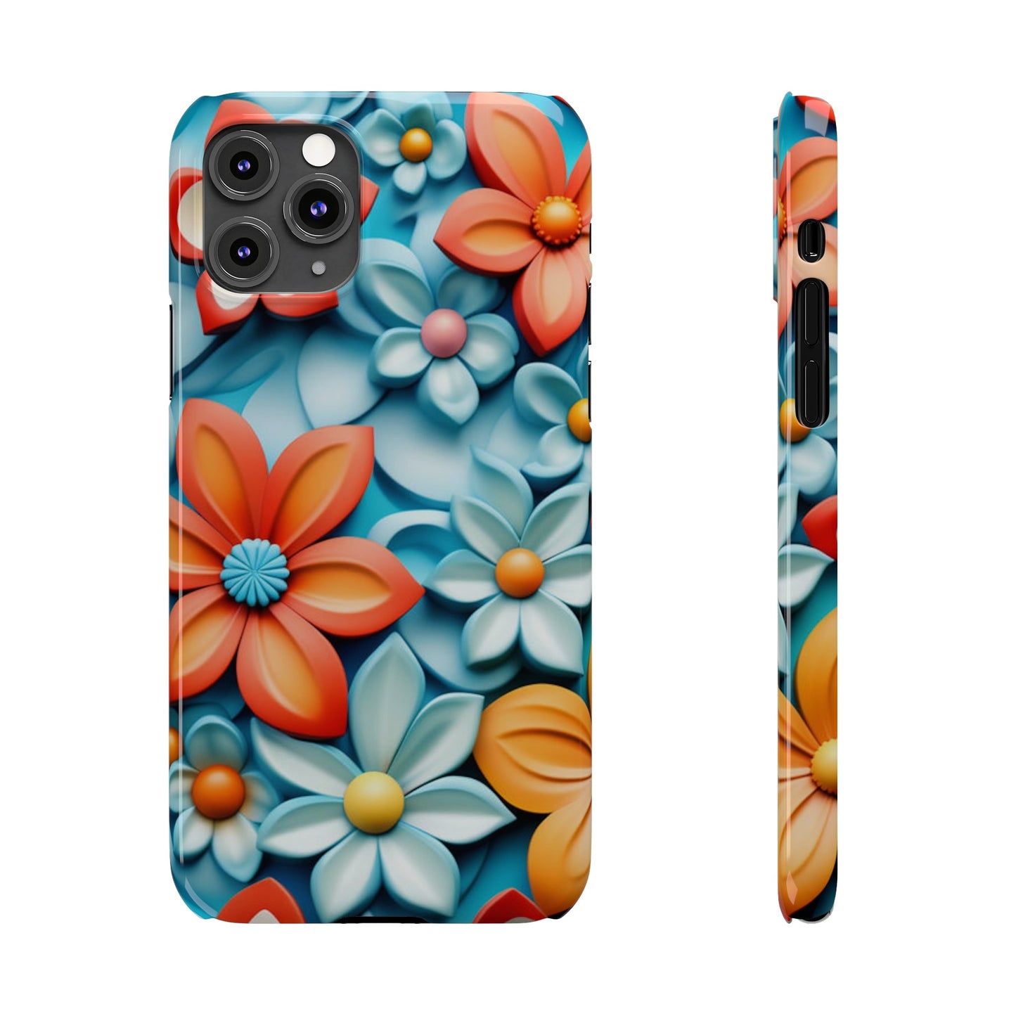 Flower Mural Slim Phone Case - Colorwink