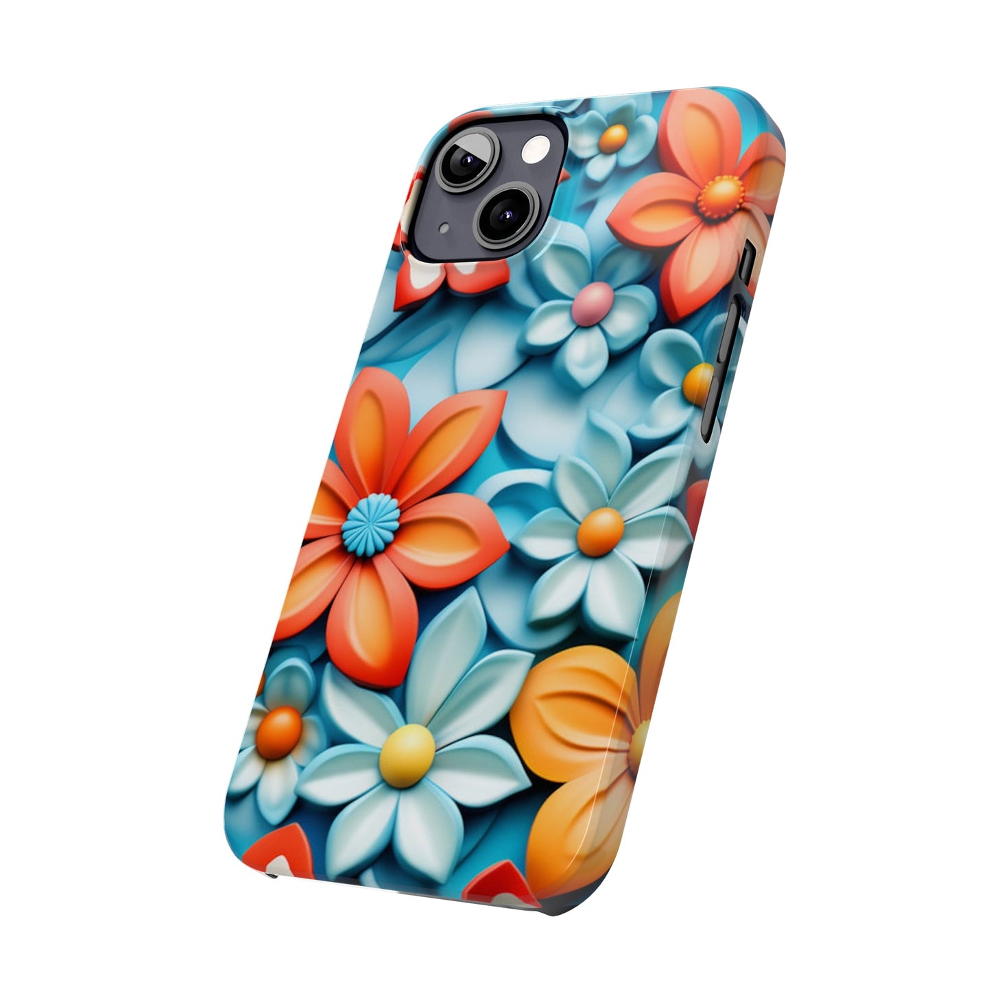 Flower Mural Slim Phone Case - Colorwink