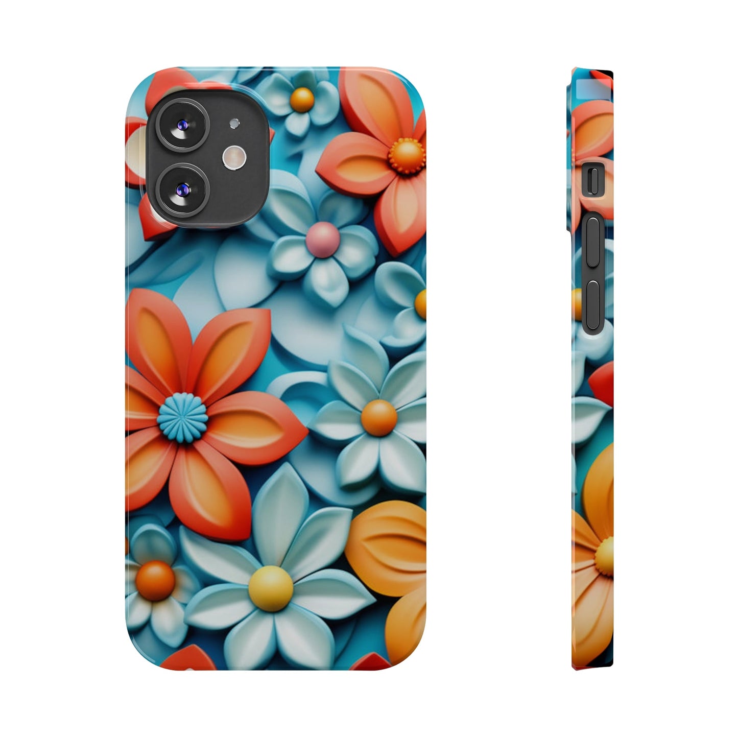 Flower Mural Slim Phone Case - Colorwink