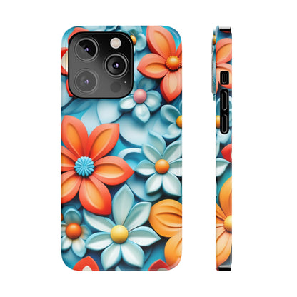 Flower Mural Slim Phone Case - Colorwink