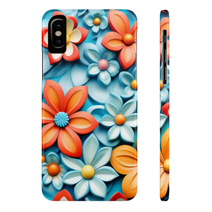 Flower Mural Slim Phone Case - Colorwink