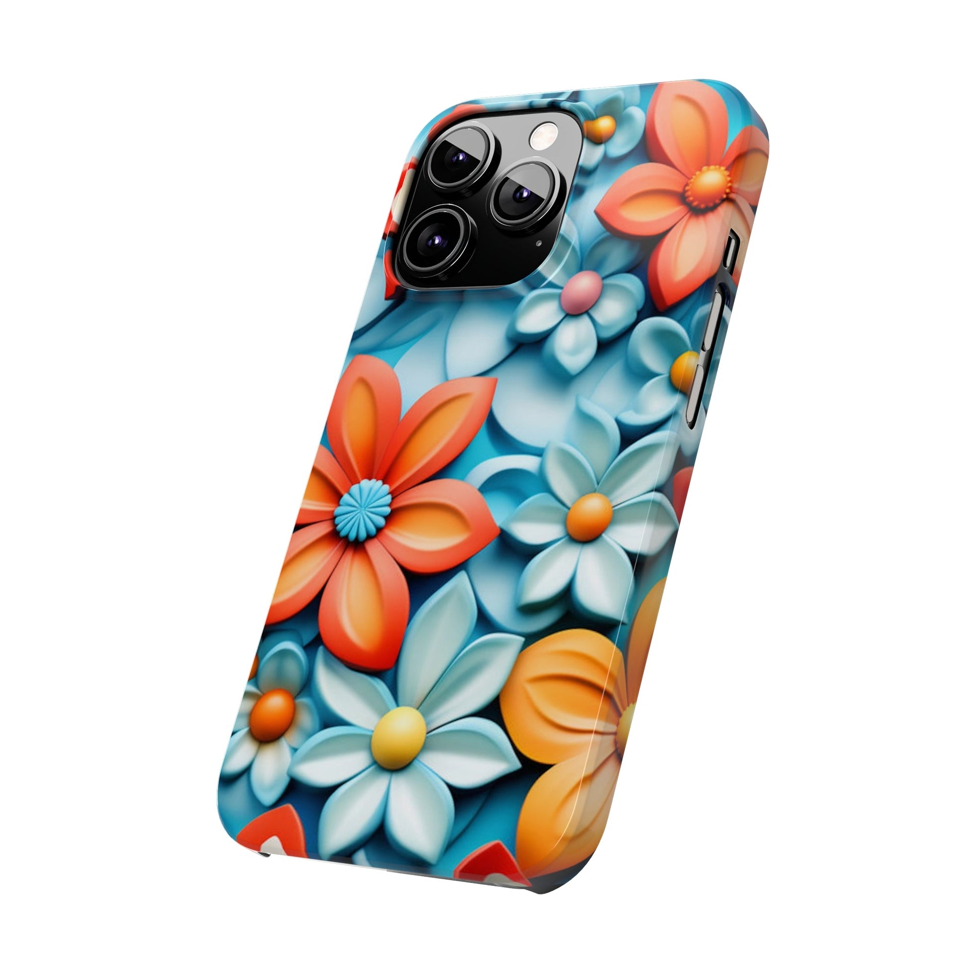 Flower Mural Slim Phone Case - Colorwink