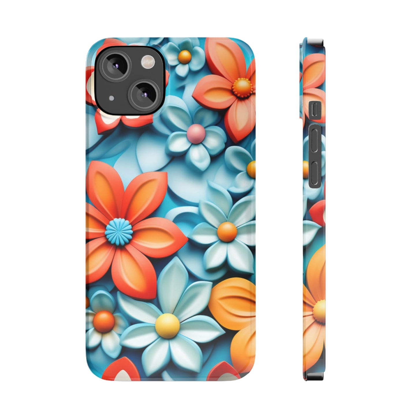 Flower Mural Slim Phone Case - Colorwink