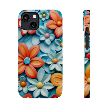 Flower Mural Slim Phone Case - Colorwink