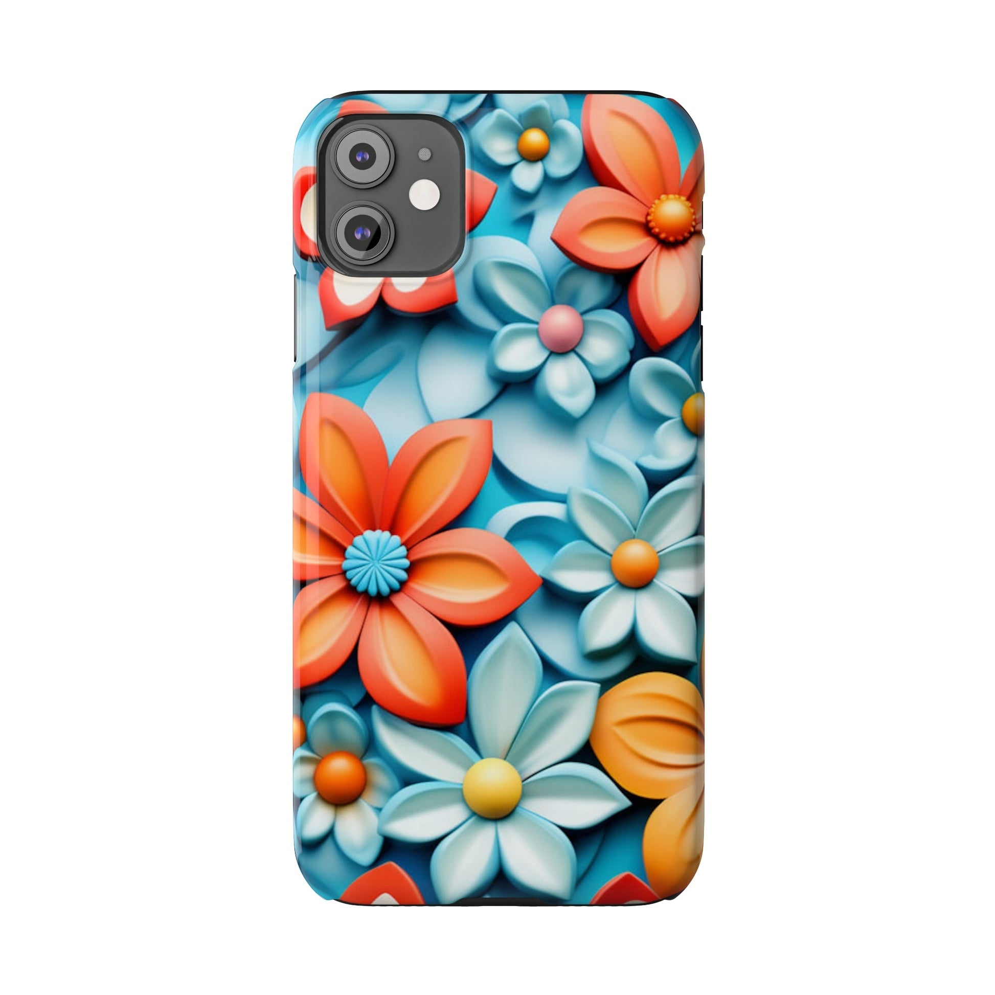 Flower Mural Slim Phone Case - Colorwink