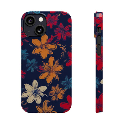 Flower Pattern Slim Phone Case - Colorwink