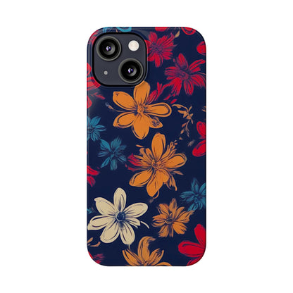 Flower Pattern Slim Phone Case - Colorwink