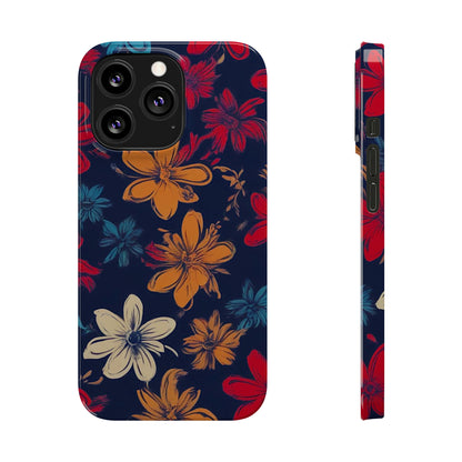 Flower Pattern Slim Phone Case - Colorwink