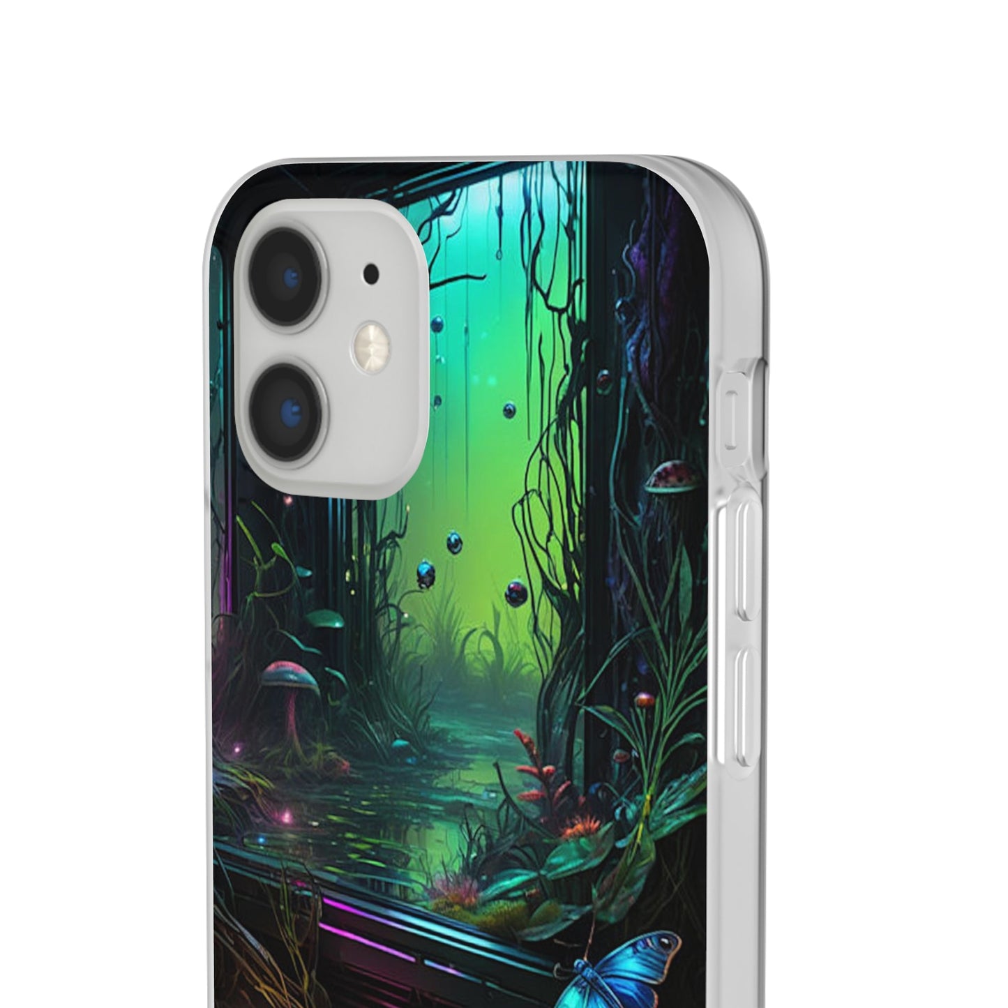 Flowery Swamp Scene Flexi Case - Colorwink