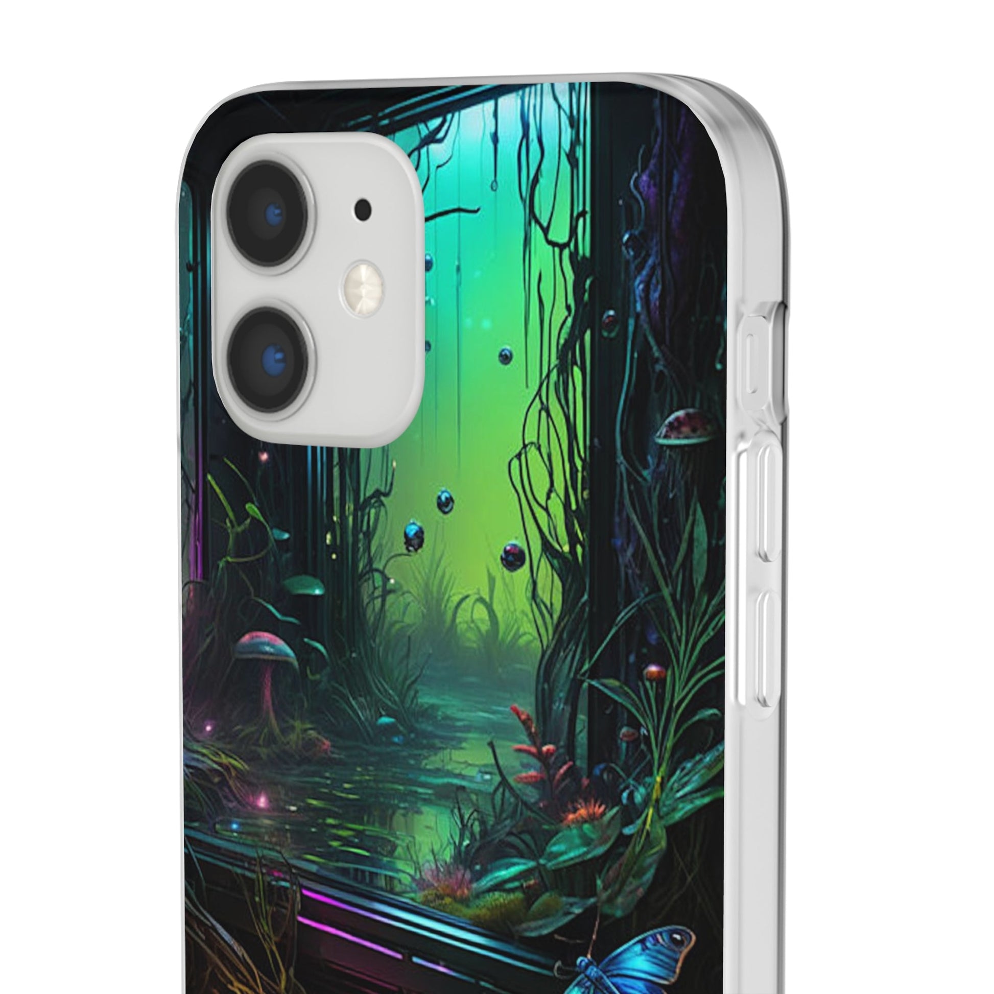 Flowery Swamp Scene Flexi Case - Colorwink