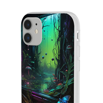 Flowery Swamp Scene Flexi Case - Colorwink