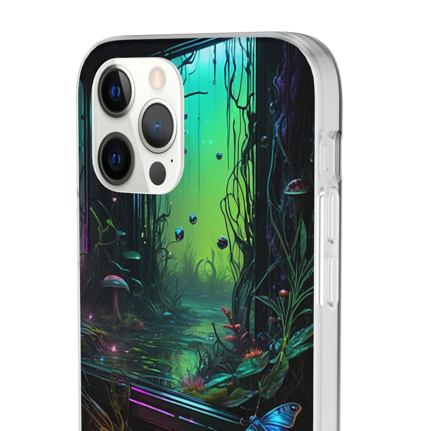 Flowery Swamp Scene Flexi Case - Colorwink