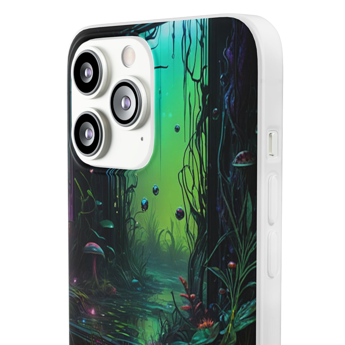 Flowery Swamp Scene Flexi Case - Colorwink