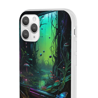 Flowery Swamp Scene Flexi Case - Colorwink