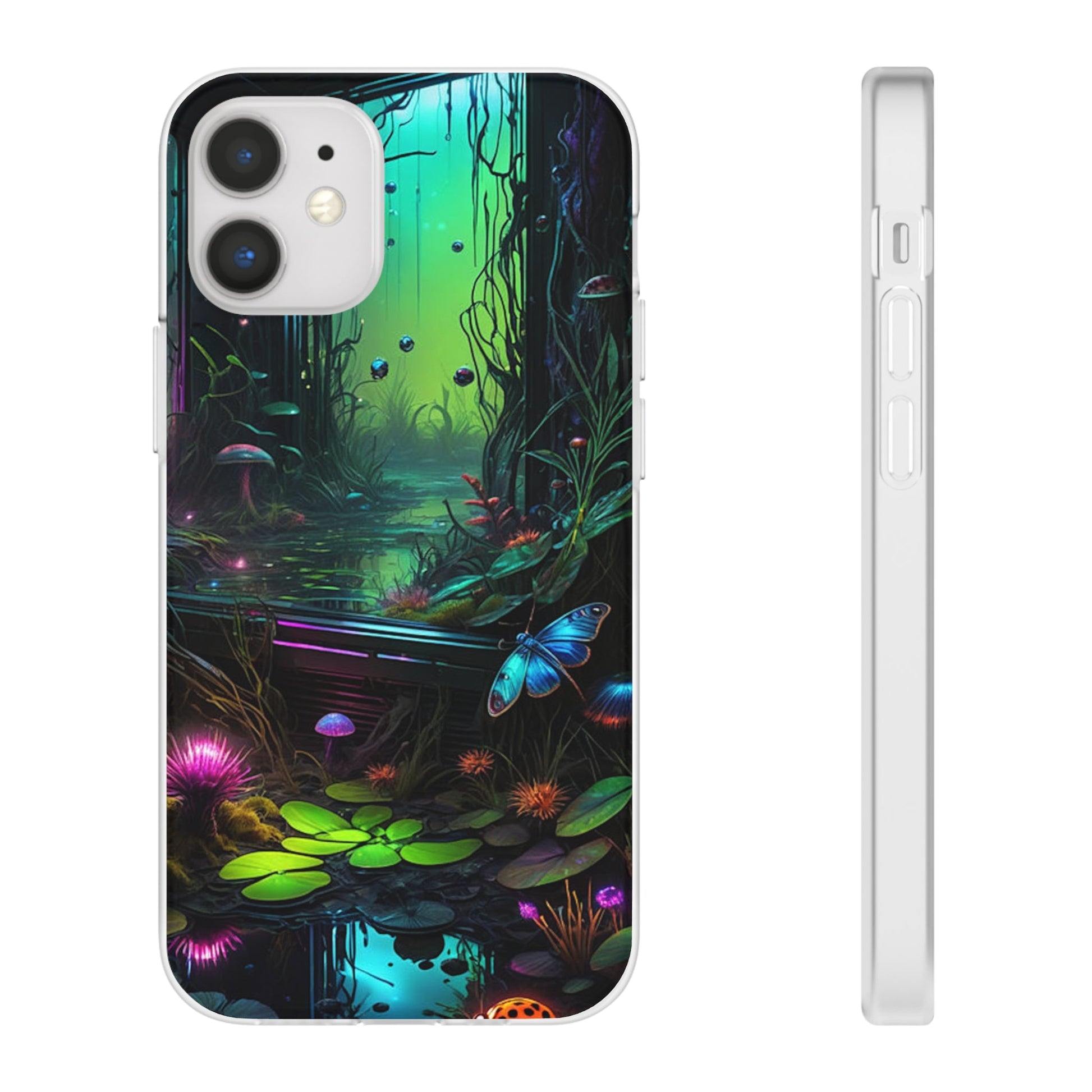 Flowery Swamp Scene Flexi Case - Colorwink