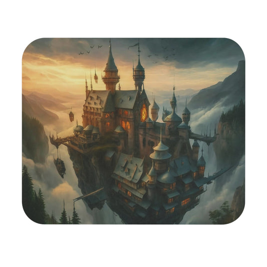 Flying Castle Art Mouse Pad - Colorwink