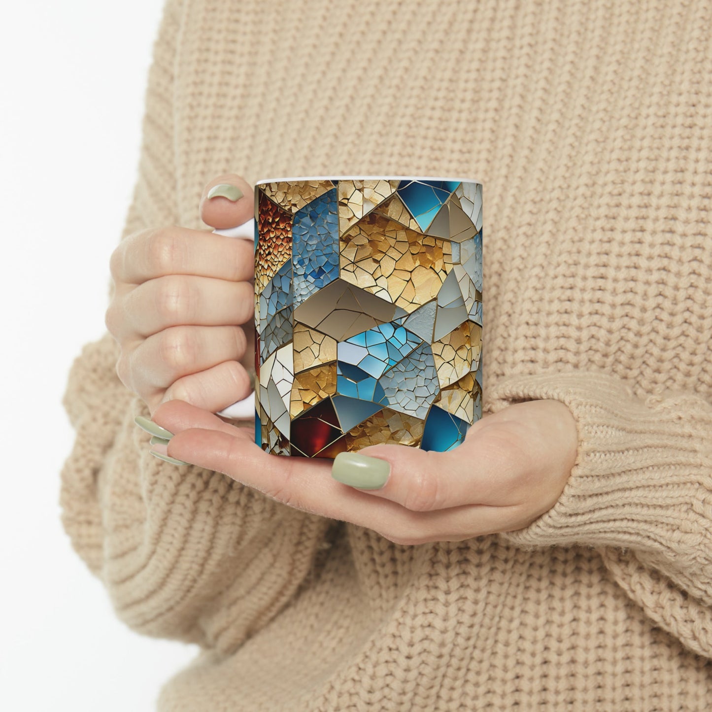 Fossilized Glass Crystal Coffee Mug - Colorwink