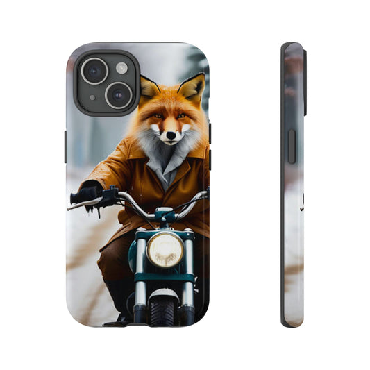 Fox Riding A Bike Tough Case - Colorwink