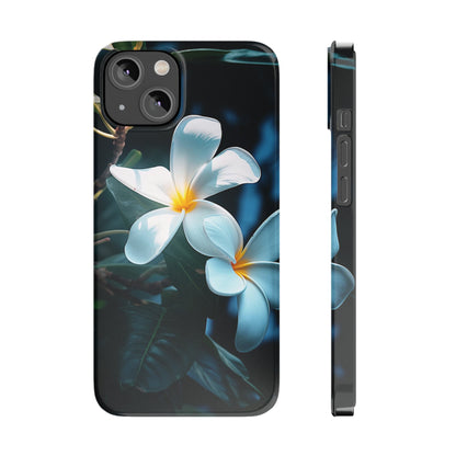 Frangipani flower Slim Phone Case - Colorwink