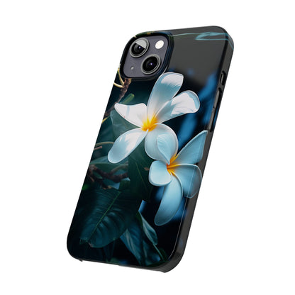 Frangipani flower Slim Phone Case - Colorwink