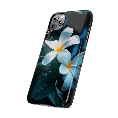 Frangipani flower Slim Phone Case - Colorwink