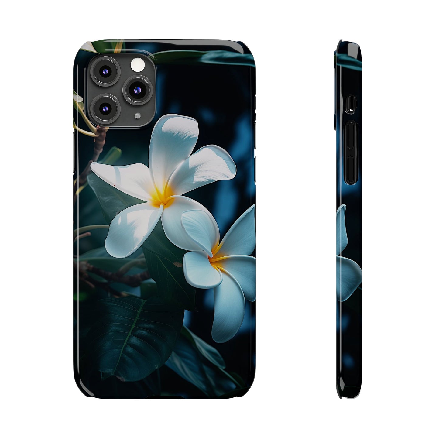 Frangipani flower Slim Phone Case - Colorwink